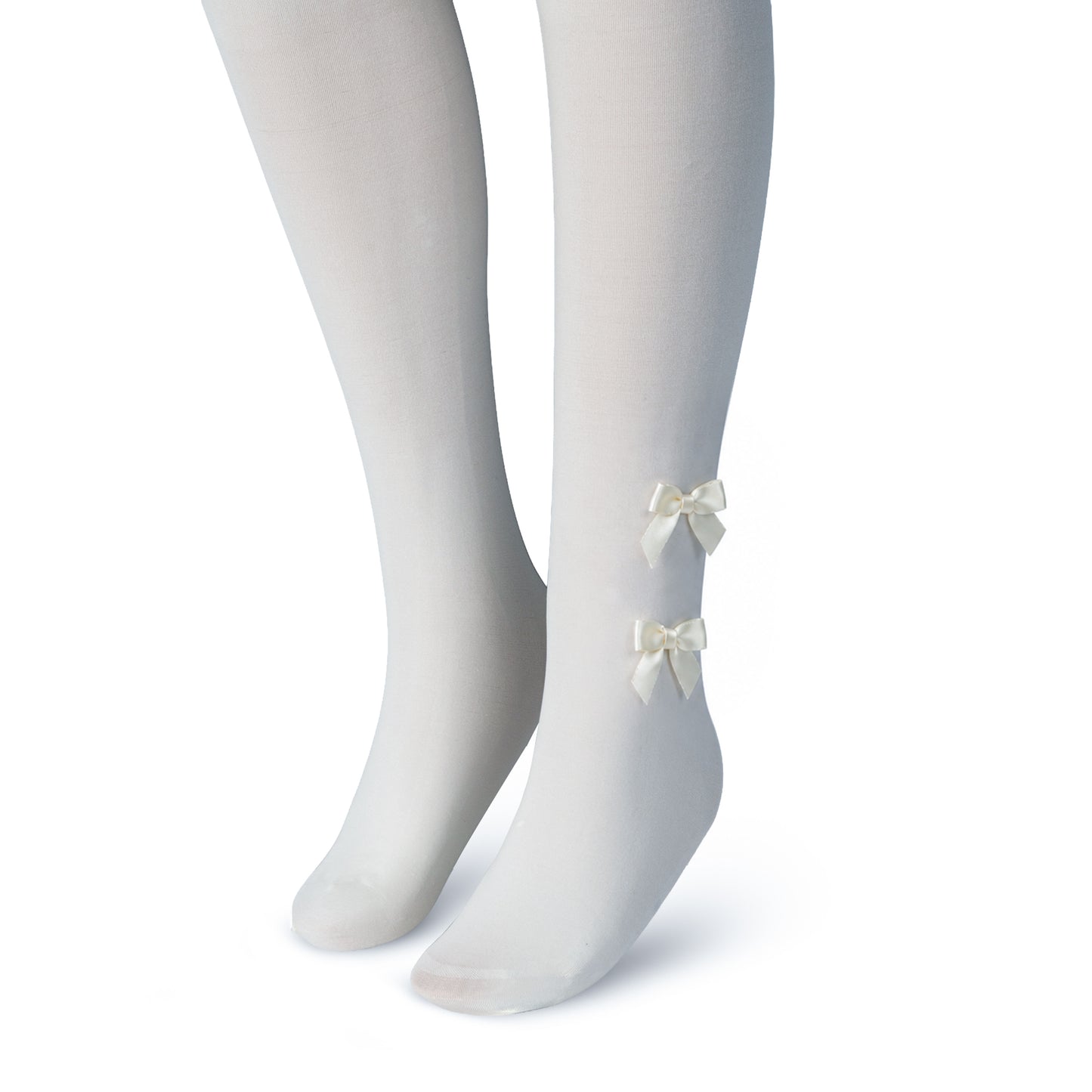Florence Girls Pattern Tights – Ribbon Bow (Style 1125)