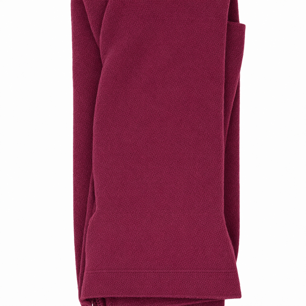 Florence Girls Microfiber Heater Opaque Tights (Style 1136) - burgundy