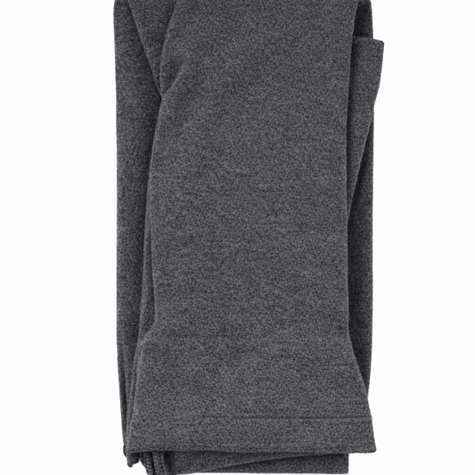 Florence Girls Microfiber Heater Opaque Tights (Style 1136) - heather-charcoal