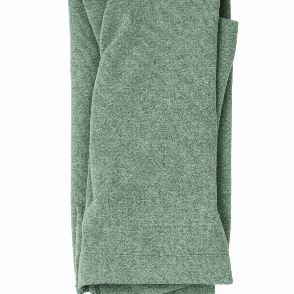 Florence Girls Microfiber Heater Opaque Tights (Style 1136) - heather-green
