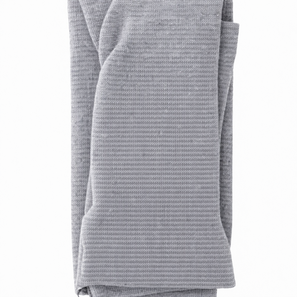 Florence Girls Microfiber Heater Opaque Tights (Style 1136) - heather-grey