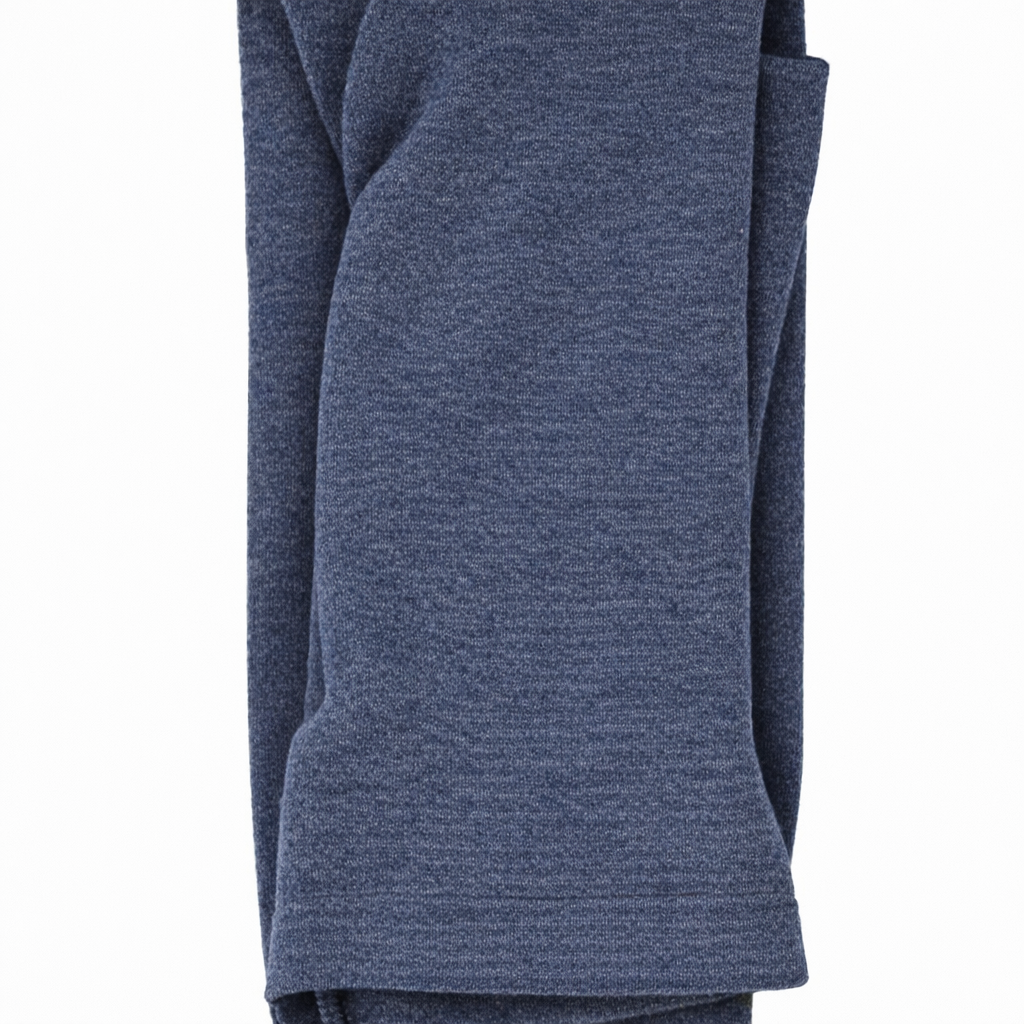 Florence Girls Microfiber Heater Opaque Tights (Style 1136) - heather-navy