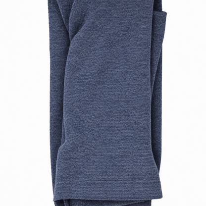 Florence Girls Microfiber Heater Opaque Tights (Style 1136) - heather-navy