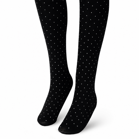 Florence Girls Pattern Tights – Lurex Dot (Style 1142)