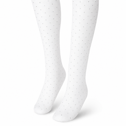 Florence Girls Pattern Tights – Lurex Dot (Style 1142)
