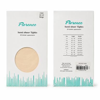 Florence Girls Micro-nylon Pantyhose (Style 1161)