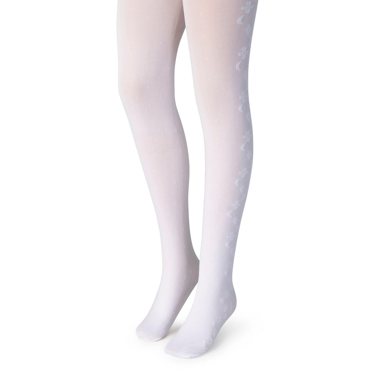 Florence Girls Pattern Tights – Side Pattern (Style 1166)