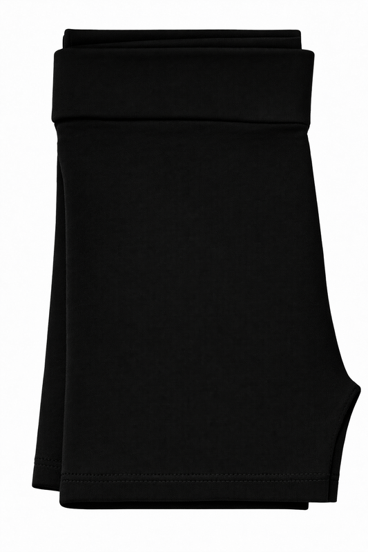Butterfly Infant & Toddler Flat Slim Fit Cotton Shorts (Style 1340) - black
