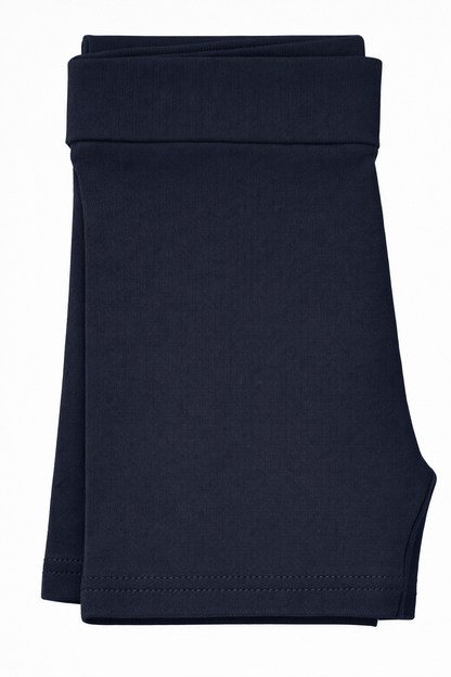 Butterfly Infant & Toddler Flat Slim Fit Cotton Shorts (Style 1340) - dark-navy