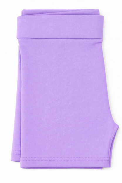 Butterfly Infant & Toddler Flat Slim Fit Cotton Shorts (Style 1340) - lilac