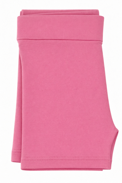 Butterfly Infant & Toddler Flat Slim Fit Cotton Shorts (Style 1340) - rose