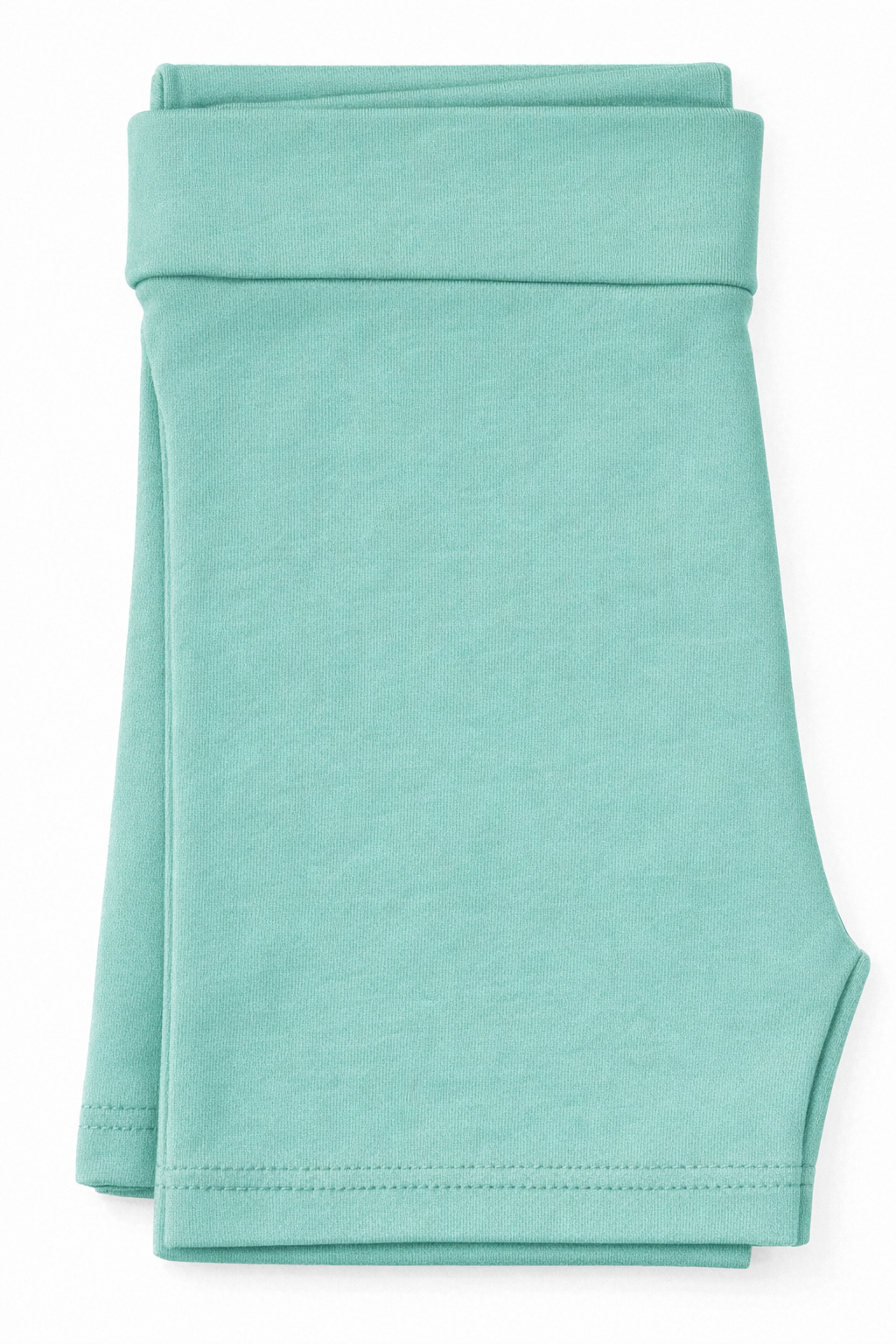 Butterfly Infant & Toddler Flat Slim Fit Cotton Shorts (Style 1340) - seafoam