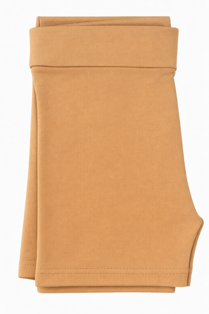 Butterfly Infant & Toddler Flat Slim Fit Cotton Shorts (Style 1340) - summer-beige