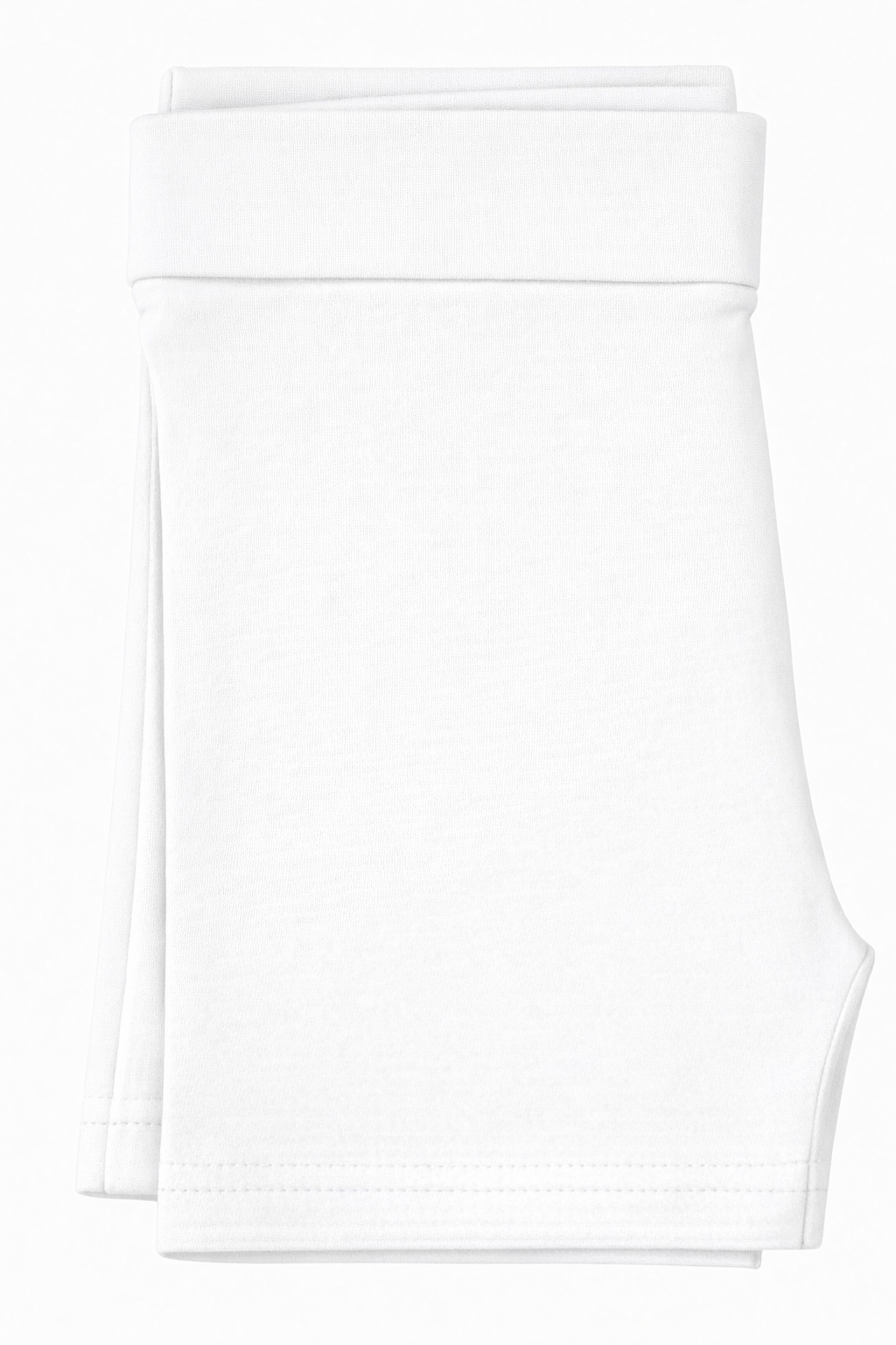 Butterfly Infant & Toddler Flat Slim Fit Cotton Shorts (Style 1340) - white