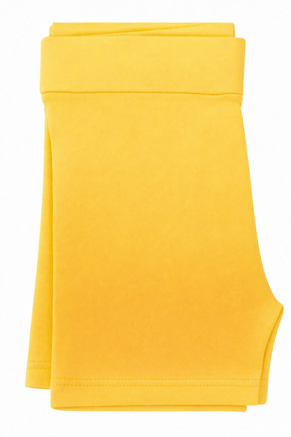 Butterfly Infant & Toddler Flat Slim Fit Cotton Shorts (Style 1340) - yellow