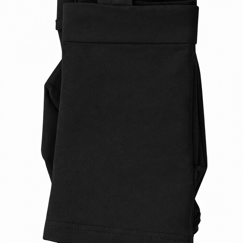 Butterfly Infant & Toddler Slim Fit Suspender Cotton Shorts (Style 1340S) - black