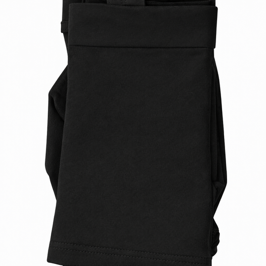 Butterfly Infant & Toddler Slim Fit Suspender Cotton Shorts (Style 1340S) - black