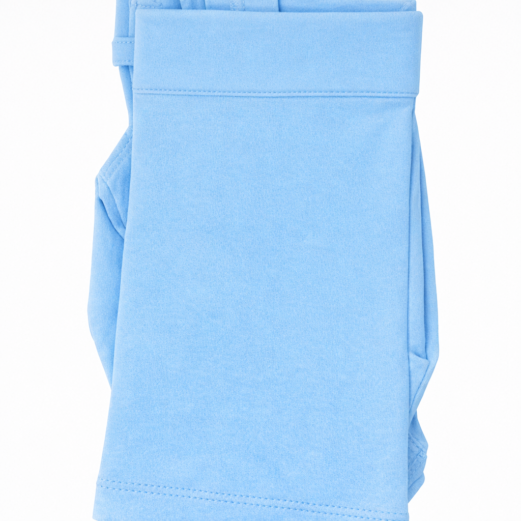 Butterfly Infant & Toddler Slim Fit Suspender Cotton Shorts (Style 1340S) - sky-blue