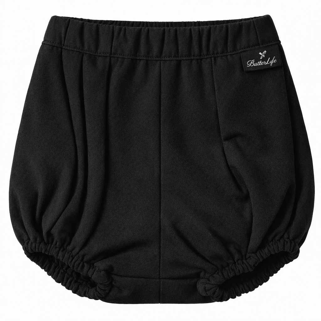 Butterfly Infant & Toddler Suede Bloomers (Style 1355) - black