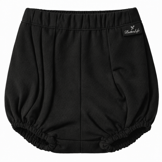 Butterfly Infant & Toddler Suede Bloomers (Style 1355) - black