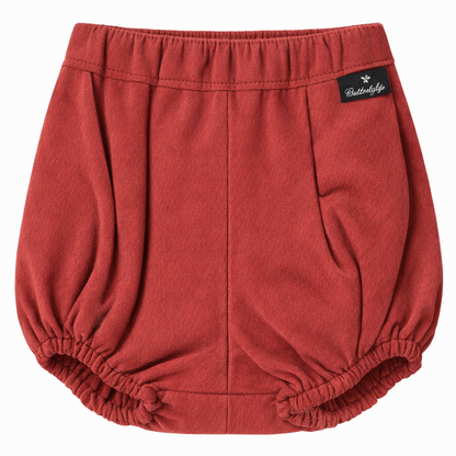 Butterfly Infant & Toddler Suede Bloomers (Style 1355) - brick-red