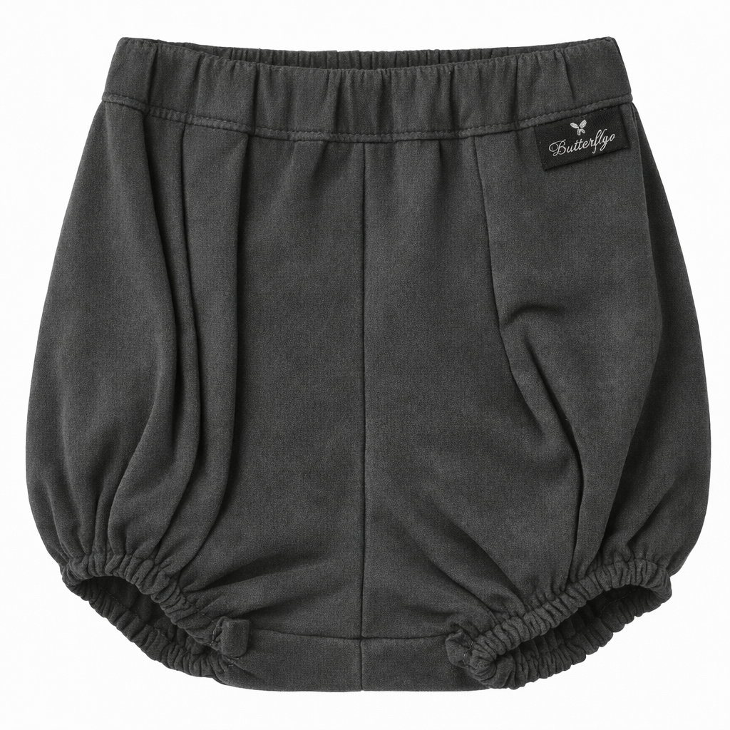 Butterfly Infant & Toddler Suede Bloomers (Style 1355) - dark-grey