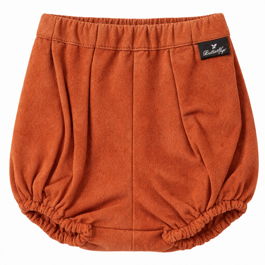 Butterfly Infant & Toddler Suede Bloomers (Style 1355) - rust