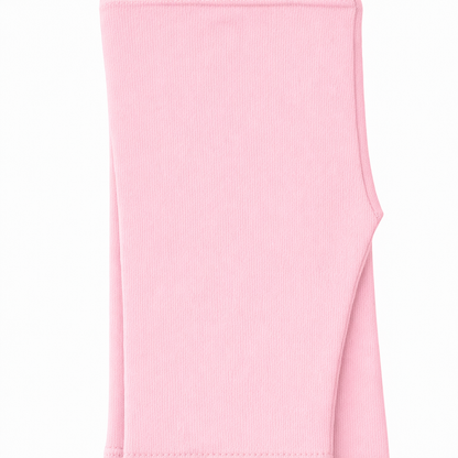 Butterfly Infant & Toddler Flat Medium Weight Cotton Capri Leggings (Style 1360) - baby-pink