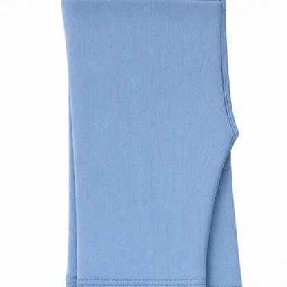 Butterfly Infant & Toddler Flat Medium Weight Cotton Capri Leggings (Style 1360) - dusty-blue