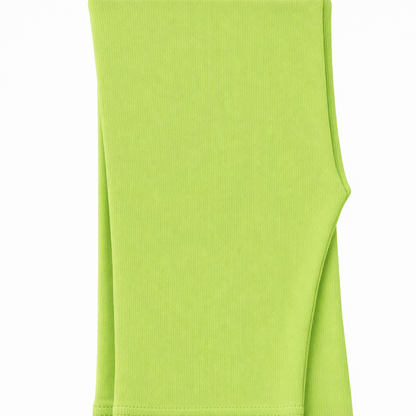 Butterfly Infant & Toddler Flat Medium Weight Cotton Capri Leggings (Style 1360) - lime-green