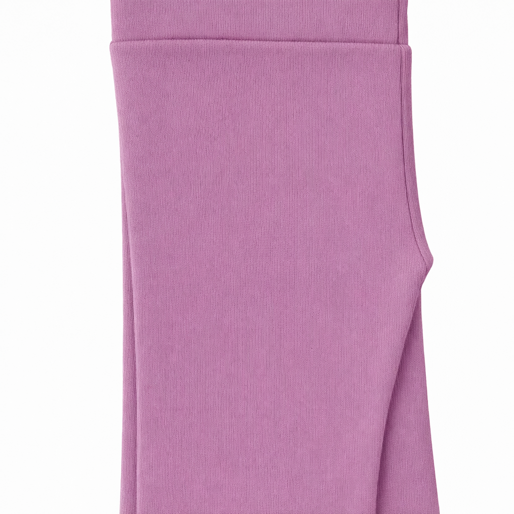 Butterfly Infant & Toddler Flat Medium Weight Cotton Capri Leggings (Style 1360) - mauve