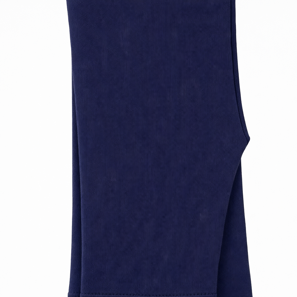 Butterfly Infant & Toddler Flat Medium Weight Cotton Capri Leggings (Style 1360) - navy