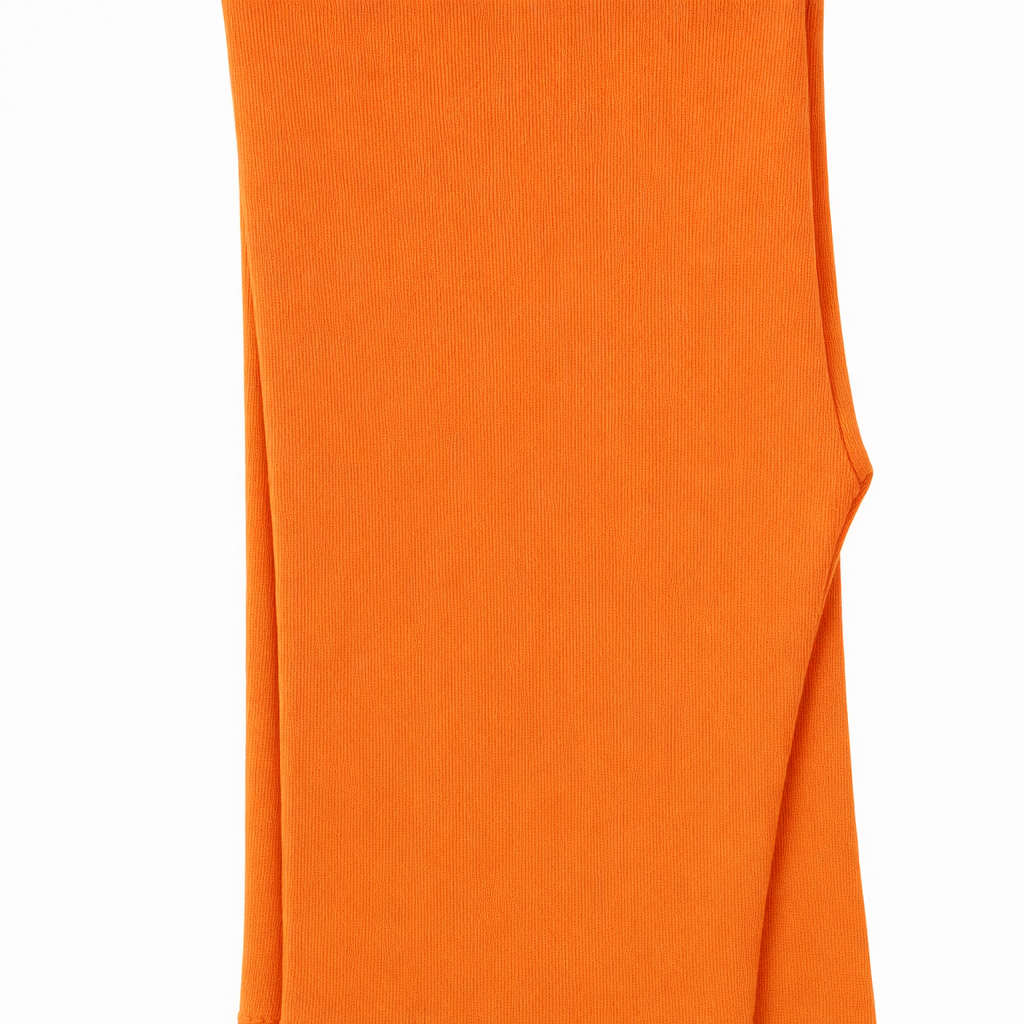 Butterfly Infant & Toddler Flat Medium Weight Cotton Capri Leggings (Style 1360) - tangerine