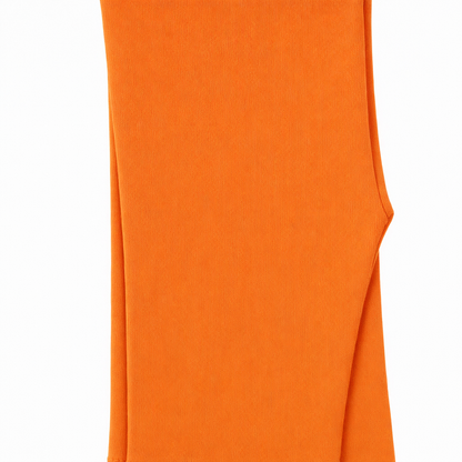 Butterfly Infant & Toddler Flat Medium Weight Cotton Capri Leggings (Style 1360) - tangerine