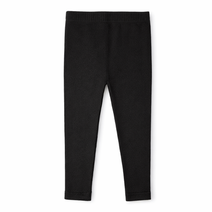 Butterfly Infant & Toddler Flat Medium Weight Cotton Seamless Leggings (Style 1370) - black