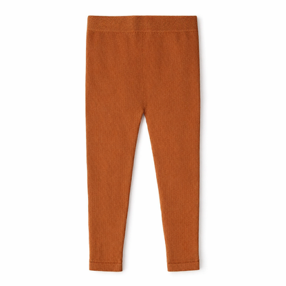 Butterfly Infant & Toddler Flat Medium Weight Cotton Seamless Leggings (Style 1370) - cognac