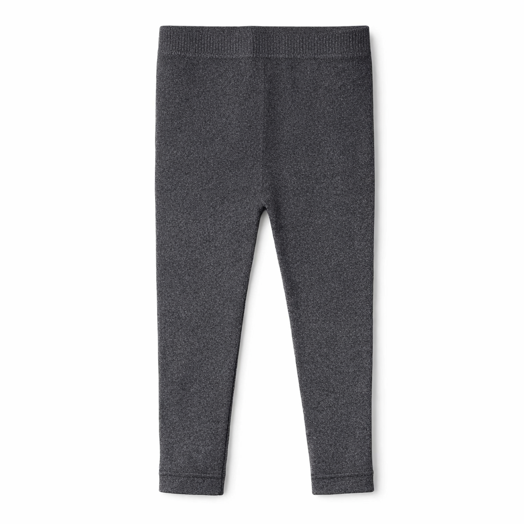 Butterfly Infant & Toddler Flat Medium Weight Cotton Seamless Leggings (Style 1370) - dark-heather-grey