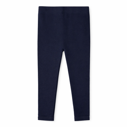 Butterfly Infant & Toddler Flat Medium Weight Cotton Seamless Leggings (Style 1370) - dark-navy