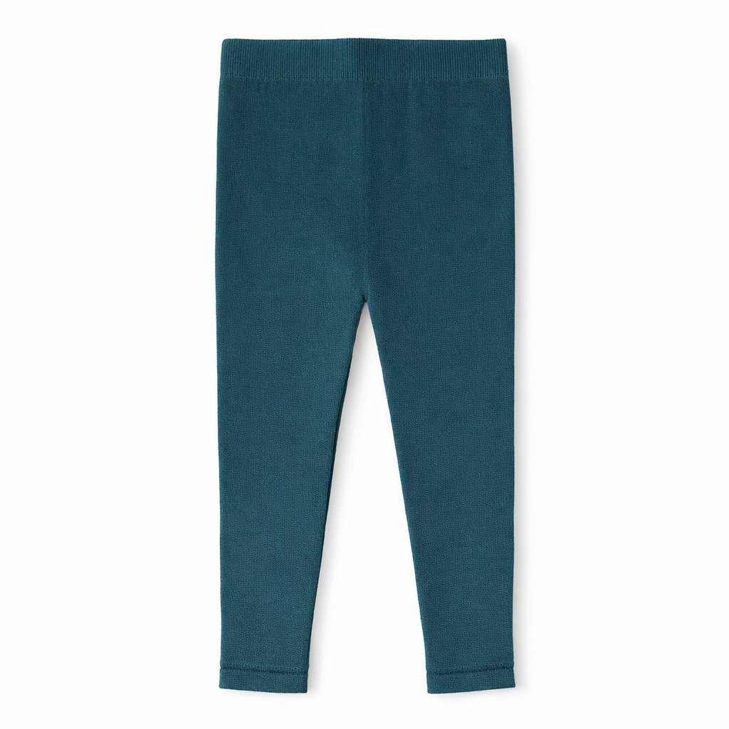 Butterfly Infant & Toddler Flat Medium Weight Cotton Seamless Leggings (Style 1370) - dark-teal