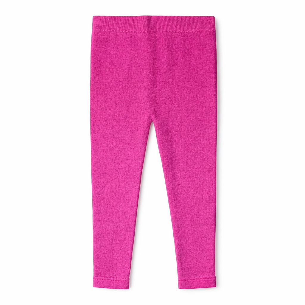 Butterfly Infant & Toddler Flat Medium Weight Cotton Seamless Leggings (Style 1370) - fuchsia