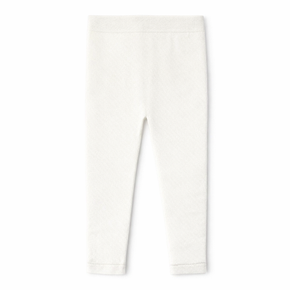 Butterfly Infant & Toddler Flat Medium Weight Cotton Seamless Leggings (Style 1370) - ivory