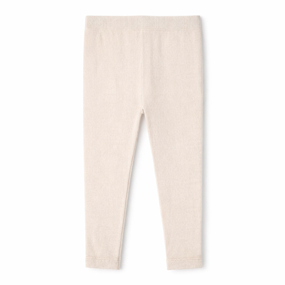 Butterfly Infant & Toddler Flat Medium Weight Cotton Seamless Leggings (Style 1370) - light-beige