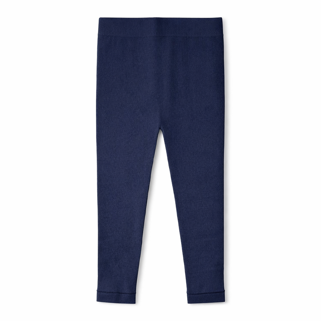 Butterfly Infant & Toddler Flat Medium Weight Cotton Seamless Leggings (Style 1370) - medium-navy