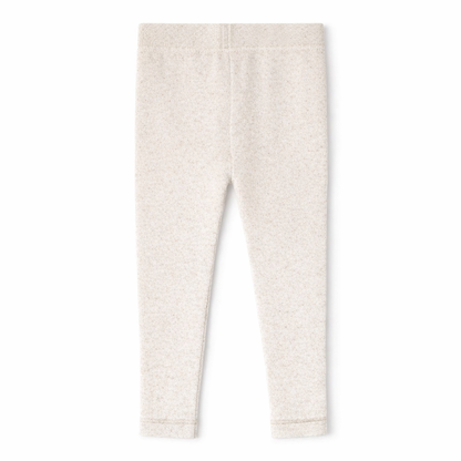 Butterfly Infant & Toddler Flat Medium Weight Cotton Seamless Leggings (Style 1370) - oatmeal