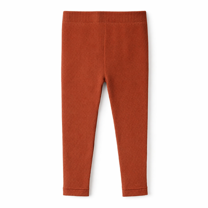 Butterfly Infant & Toddler Flat Medium Weight Cotton Seamless Leggings (Style 1370) - rust