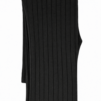 Butterfly Infant & Toddler Ribbed Medium Weight Cotton Seamless Leggings (Style 1375) - black