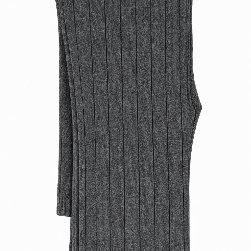 Butterfly Infant & Toddler Ribbed Medium Weight Cotton Seamless Leggings (Style 1375) - dark-heather-grey