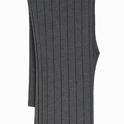 Butterfly Infant & Toddler Ribbed Medium Weight Cotton Seamless Leggings (Style 1375) - dark-heather-grey