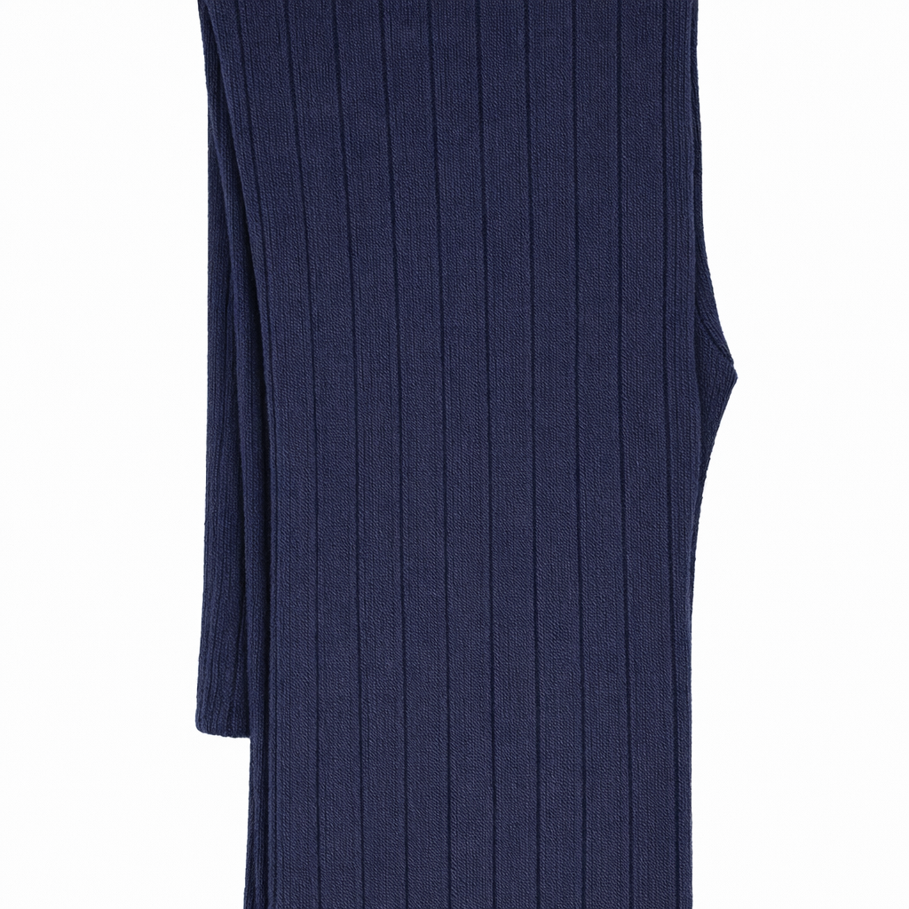 Butterfly Infant & Toddler Ribbed Medium Weight Cotton Seamless Leggings (Style 1375) - navy