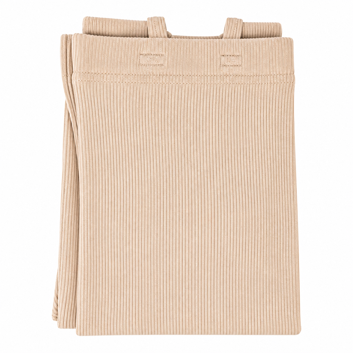 Butterfly Infant & Toddler Fine Ribbed Suspender Leggings (Style 1376) - beige